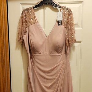 Women's Dusty Pink Formal Dress